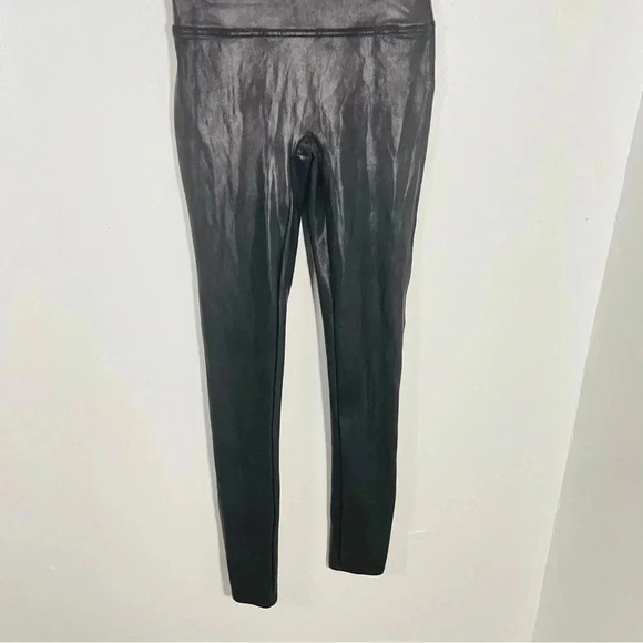 SPANX Faux Leather Leggings Black Small - Picture 7 of 7